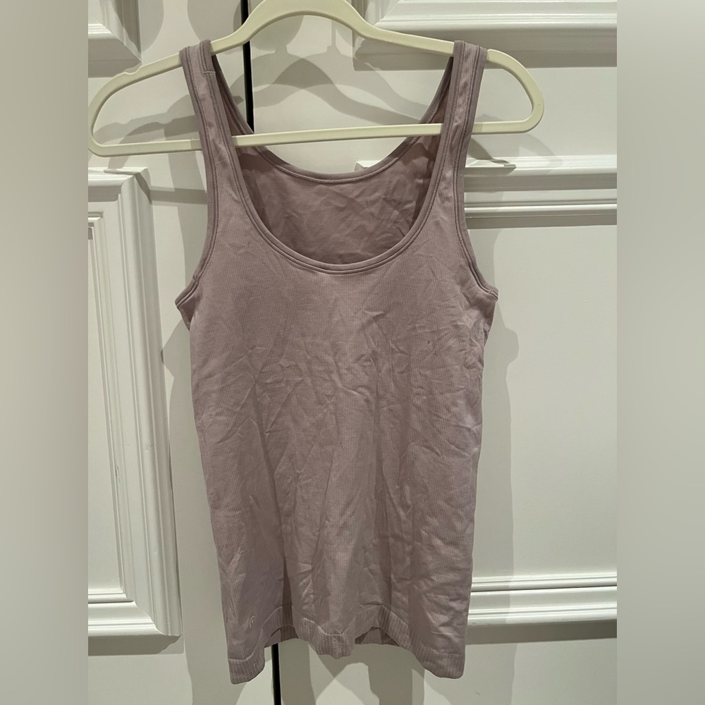 Lululemon pink tank top